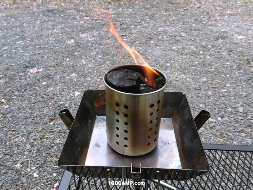100均ダイソーの炭は微妙？火起こし器・火消し壷はキッチングッズを代用してみた